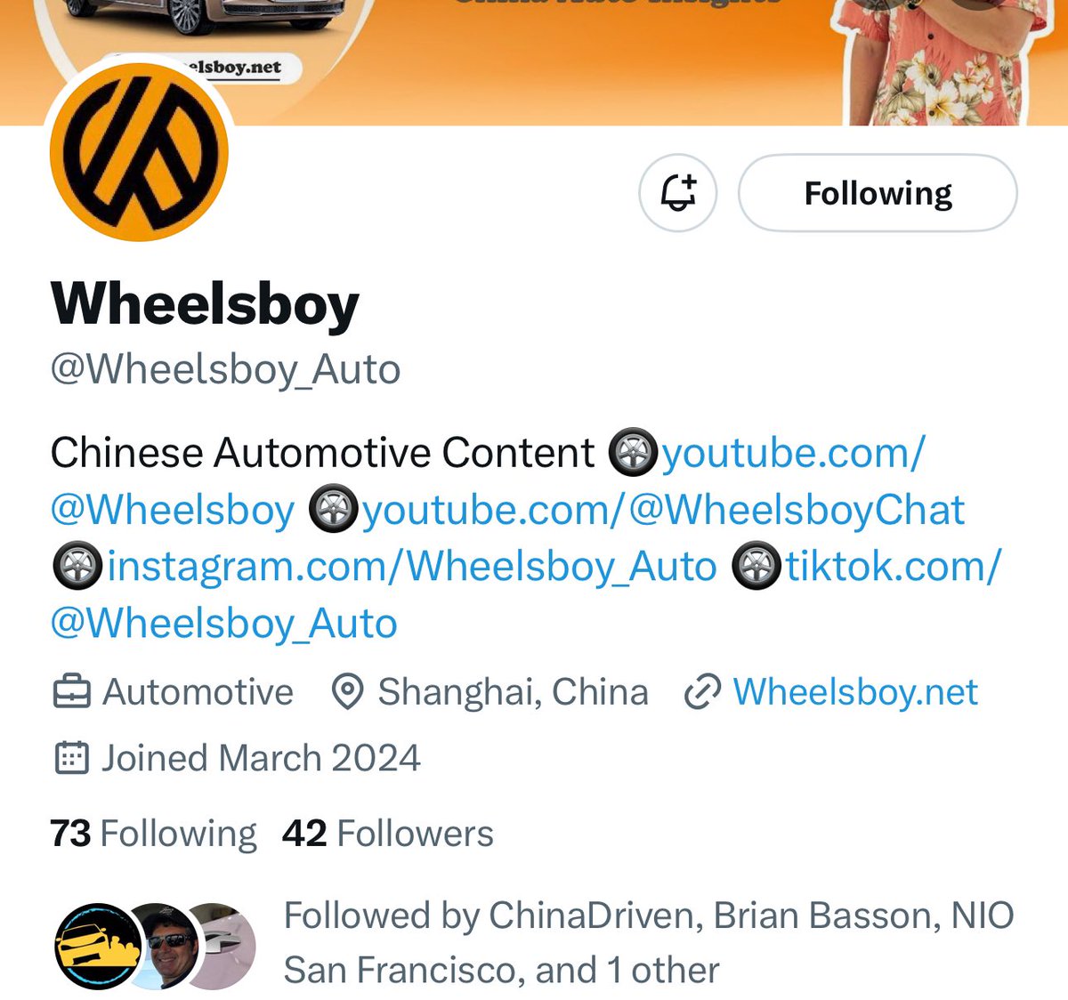 PeoplesTariff's tweet photo. Great to see #Wheelsboy_Auto are now on @x https://t.co/7dfqKmHt7o #twitter @twitter have been following their @YouTube channel for the last few years about all the exciting EV cars in #china :)
please give them a follow #wheelsboy
@Wheelsboy_Auto
https://t.co/o3qQ0Liu0E https://t.co/BaJK2DLGcp