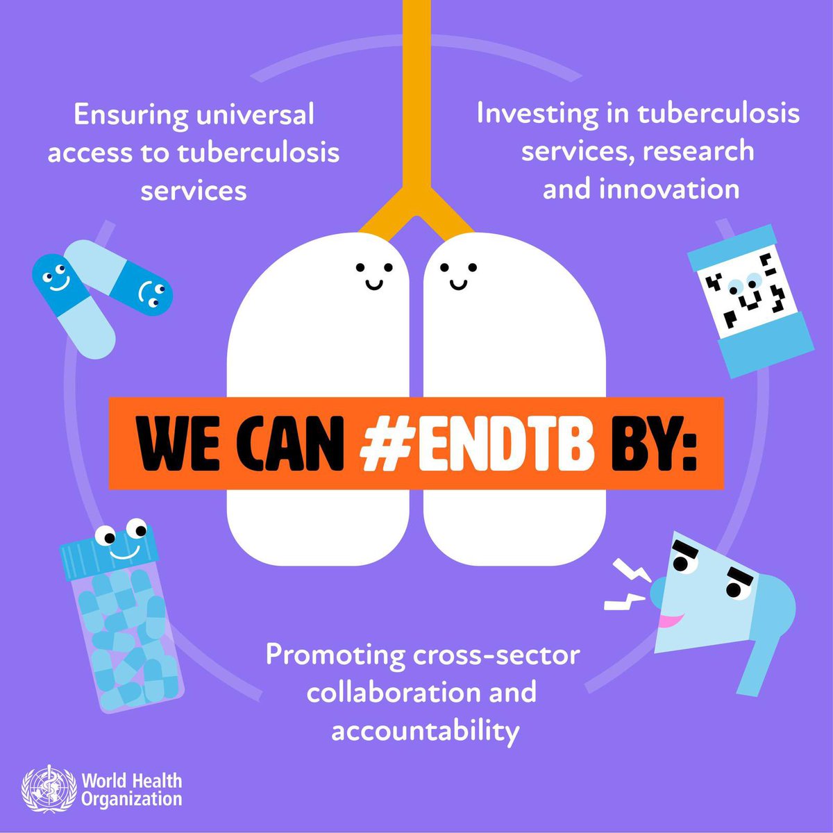 We are seeing some positive trends in the effort to #EndTB: 1. Last year, we saw the highest number of people diagnosed since 1995; 2. There is progress in the development of new TB diagnostics, drugs and vaccines; 3. We launched the TB Vaccine Accelerator Council, to support TB…