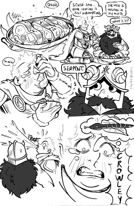 Don't ask 
#GoodOmens #dungeonmeshi 