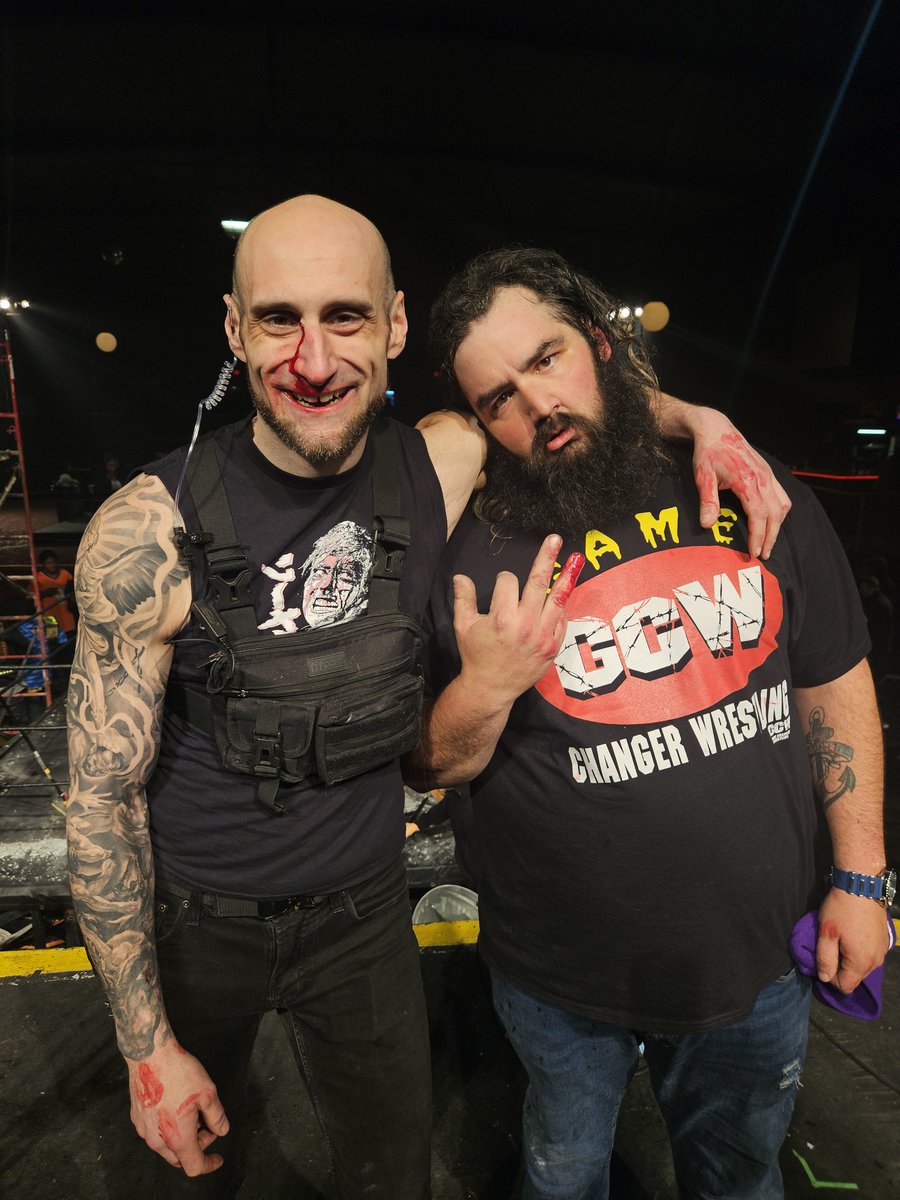Matt Borruso (@biz316) on Twitter photo "You got got, bud." -<a href="/bigvin911/">big f’n vin</a>
Had a close one last night at work. 👁Shit is real in the field. <a href="/GCWrestling_/">GameChangerWrestling</a> #GCWModel "You got got, bud." -<a href="/bigvin911/">big f’n vin</a>
Had a close one last night at work. 👁Shit is real in the field. <a href="/GCWrestling_/">GameChangerWrestling</a> #GCWModel