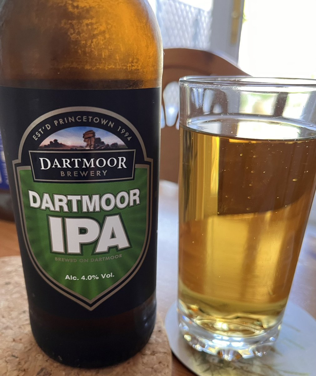 Trying a new beer today - @DartmoorBrewery IPA. Have you tried this yet @CraigHughes123