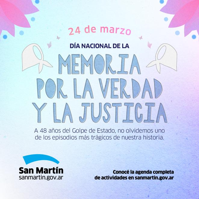 🤍24 de marzo 

A 48 años del último golpe cívico militar, conmemoramos el Día de la Memoria, por la Verdad y la Justicia que nos recuerda uno de los episodios más trágicos de nuestra historia.

#NuncaMás