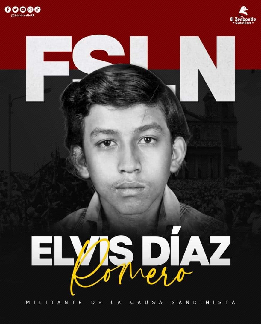 #Nicaragua | Un #24Marzo de 1979: Cae combatiendo heroicamente contra la genocida Guardia Nacional, el compañero militante de la causa sandinista Elvis Díaz Romero. ✊🏻🔴⚫🇳🇮 #VictoriasDelPueblo #ManaguaSandinista #TodosLosTriunfosSonDelPueblo