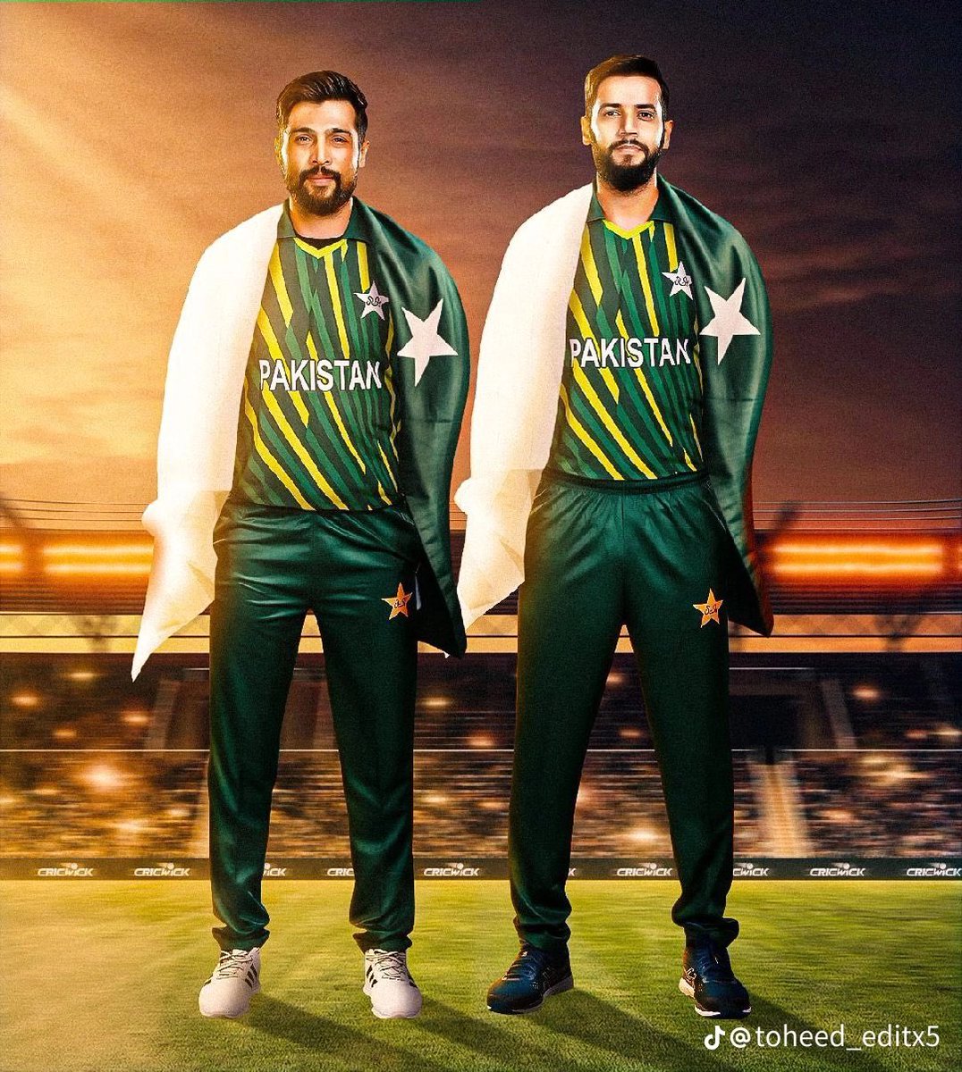 #Amir #ImadWasim @iamamirofficial @simadwasim both are back king ❤️❤️