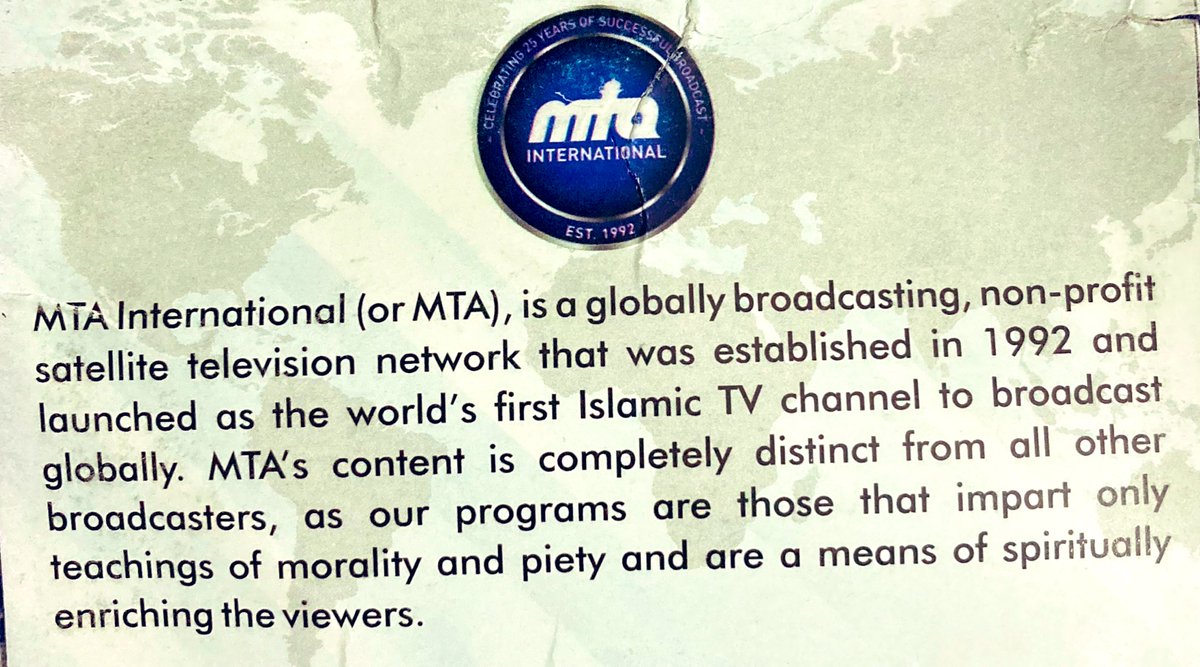 The Muslim Television Ahmadiyya International is playing a vital role for spreading peace, love, togetherness and brotherhood to the corners of Earth, which is the true message of Islam and Ahmadiyyat.
#AhmadiyyatTheTrueIslam