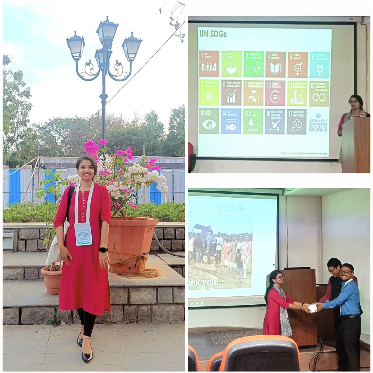 PSpoojashukla's tweet image. Highlighted &apos;The role of Millets in addressing SDGs&apos;, at the International Conference on Knowledge for Sustainable Development: Dialogues across Disciplines to Implement SDGs #SDGConf2024, organised by IQAC @HydUniv, as part of Golden Jubilee celebrations!

#UN #SDGs #millets🌾✨