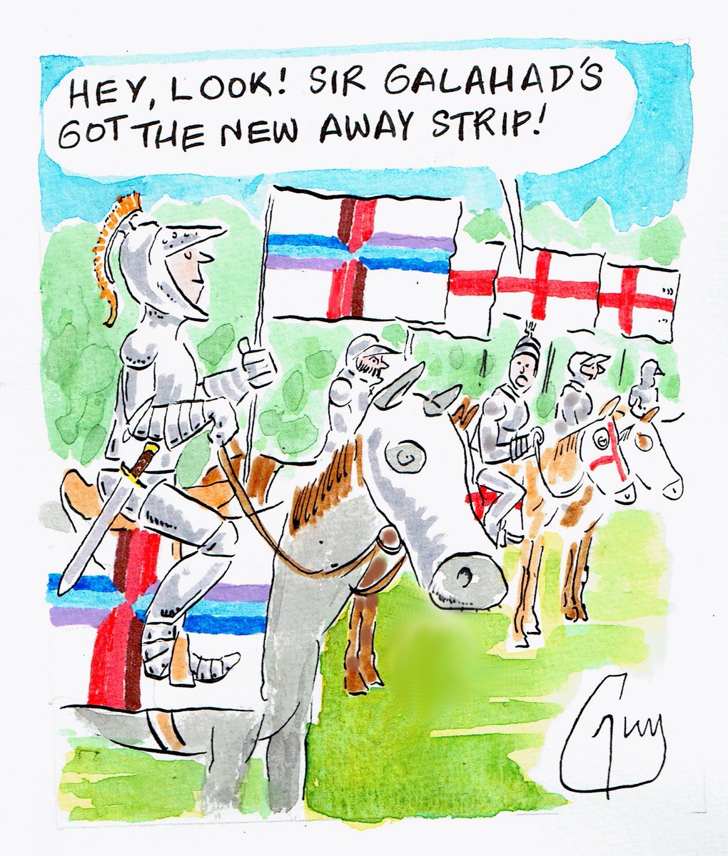 My cartoon for Monday's  @MetroUK @MetroPicDesk #EnglandFlag #georgecross