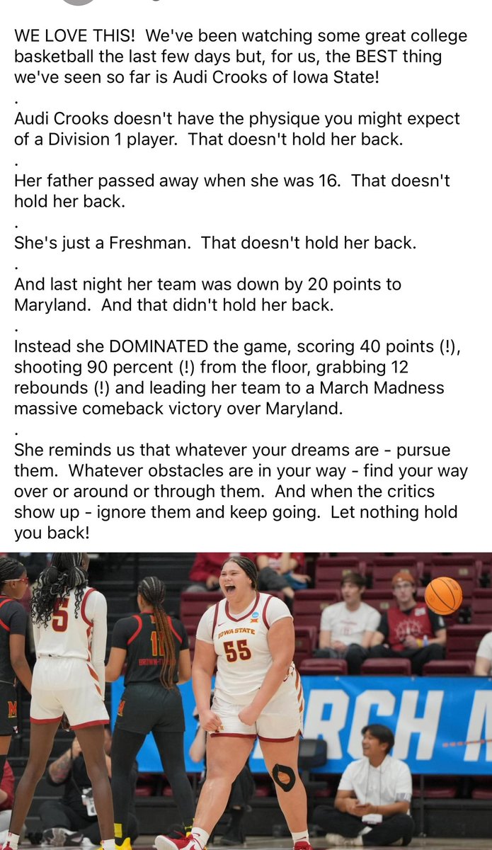 Absolutely ❤️ this!  You have to put yourself in a environment to do great things. The people around you matter that you surround yourself with. Go do great things Audi! #nosetbacks