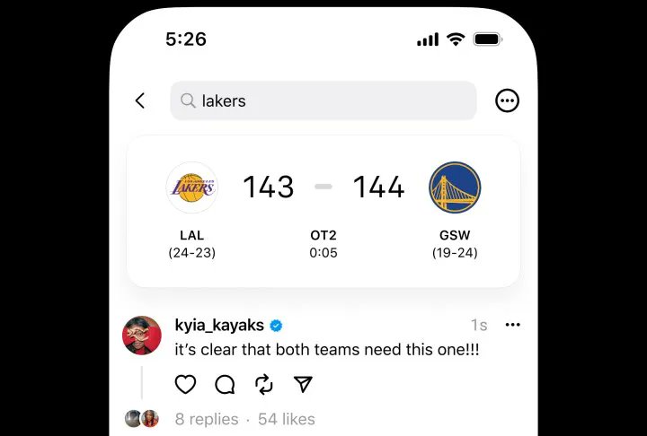 ctrltrend's tweet image. Threads Started Showing live match scores.
#META #instagram 

ctrltrendnews.blogspot.com/2024/03/thread…