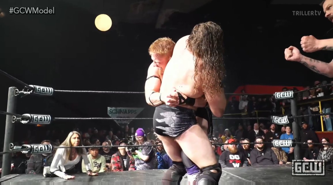 MikeGuylee's tweet photo. Joey Janela vs. Shane Mercer
Damn ... what a awesome one between Janela and Mercer!!!
And what a beautiful Frogsplash through the table!👌🏻
#GCWModel https://t.co/9nTBynsmFv
