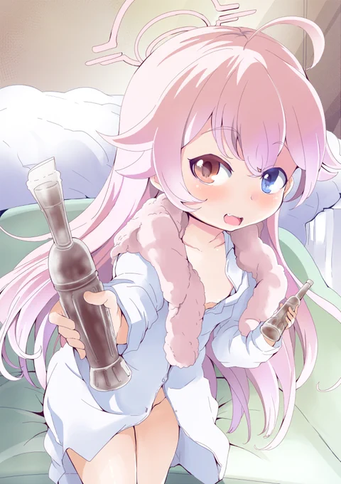 風呂上りホシノとアイスを分け合う生活を送りたい#ブルアカ 