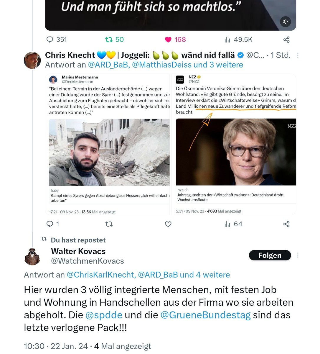 ChrisKarlKnecht's tweet photo. @GildaSahebi 🇩🇪 Die Top Regierungs-#Elite weiss ganz genau, dass das bisherige #Staatsversagen sie wegspülen wird bei all den ungelösten Themen.

Feudalherrschaftlicher Pfründen- und Machterhalt.

Es geht NICHT um [Flüchtlinge]!
Es geht nie um Inhalte.

#polittheater #scheindebatten
#SDG16
. https://t.co/rdqZ3RVVc3