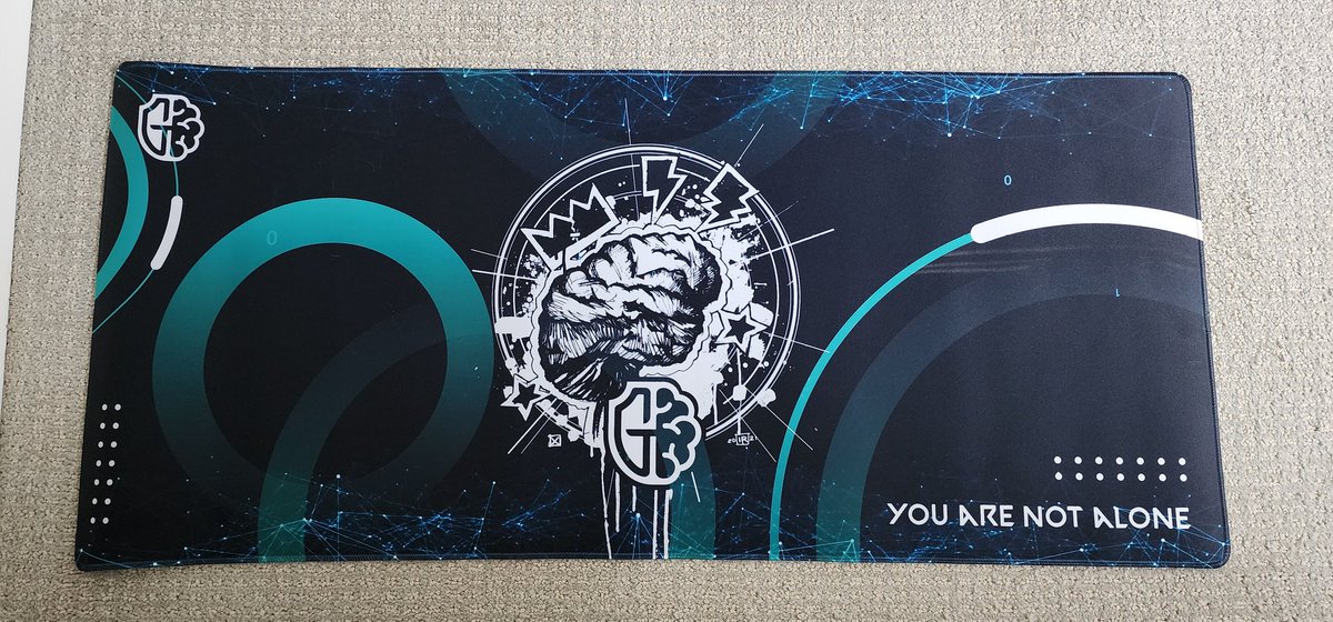 chris3711_'s tweet photo. Today is the last day of pax east so stop by @GuardiansMH booth and learn about mental health and pick up some really cool swag like this kick ass mouse pad. #PAXEast2024 #mentalhealth #MentalHealthAwareness #MentalHealthSupport https://t.co/tuxgZvUHO2