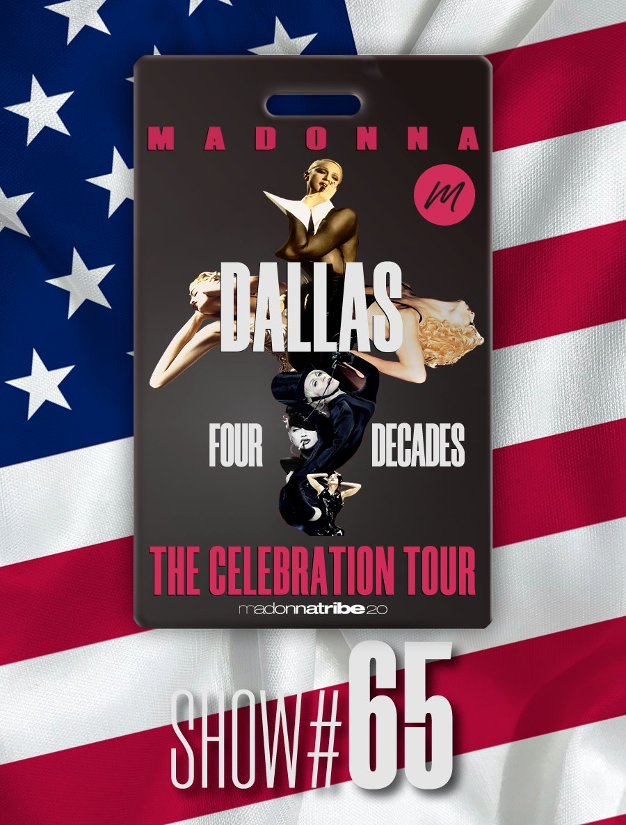 mtribefrance's tweet photo. Ce soir, 1er des 2 concerts du Celebration Tour à l'American Airlines Center à Dallas. 🇺🇸
#Madonna #MadonnaCelebrationTour #Show65 https://t.co/wFbhOBiq0T
