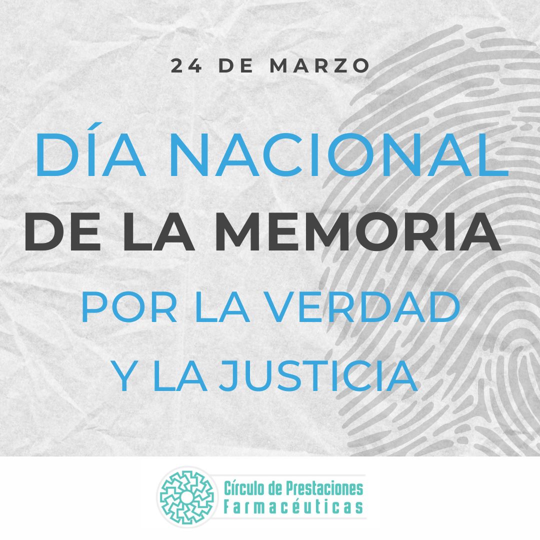 Circulofarm's tweet photo. En este Día de la Memoria, la Verdad y la Justicia, renovemos nuestro compromiso con la construcción de un futuro donde prevalezcan los valores de la justicia y el respeto por los derechos humanos.
#NuncaMás #MemoriaVerdadJusticia https://t.co/UNXjtbdvU4