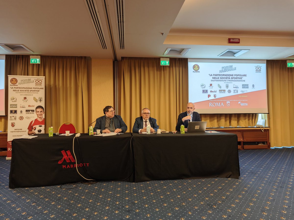 NComitato's tweet photo. Finito il forum sulla partecipazione popolare nello sport organizzato da @My_ROMA e patrocinato da @comuneroma e  @NComitato 

I racconti delle esperienze dei fondatori MyRoma @ToroMio2 @apamilan e @_Milanisti1899_ https://t.co/z5gf96NW10