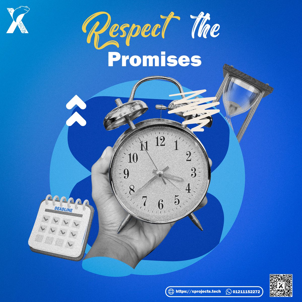xprojects80's tweet image. 🤝✨ At XProjects, promises aren&apos;t just made – they&apos;re kept. 💼🌟
#XProjects 
#unlockTheDigitalWorld
#Deadline