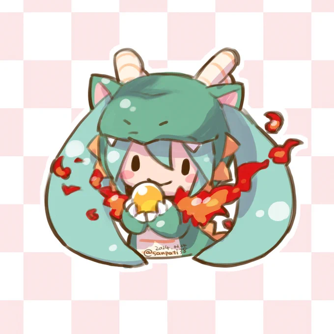 ふわぷち辰ミクさん(非公式) 