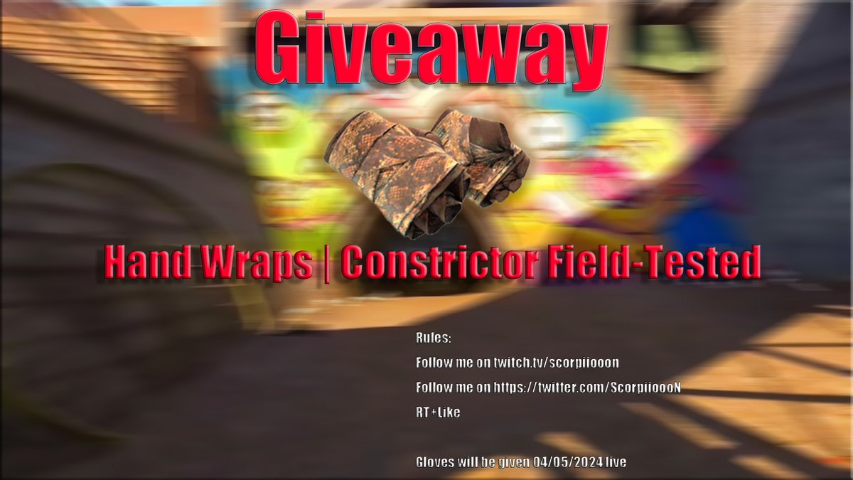 ScorpiioooN's tweet image. Follow me on twitch.tv/scorpiiooon
Follow me here on X @ScorpiioooN 
RT+ Like 
Gloves will be given away live 

#cs #csgo #csskins #csgoskins #csgiveaway #csgogiveaway #skingiveaway #giveaway #skin #skins #counterstrike
