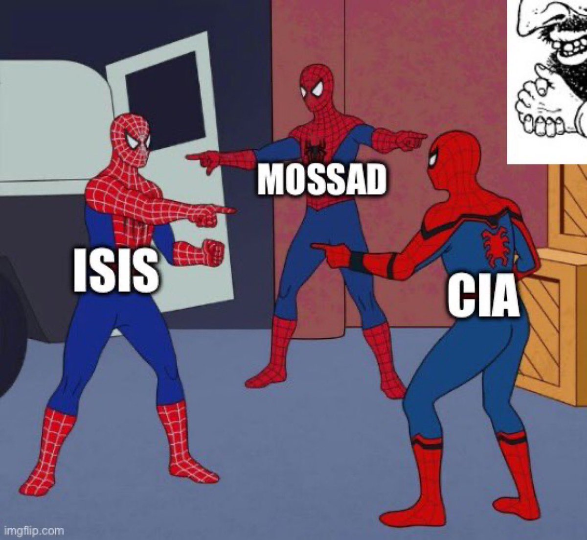 myselfmycroft's tweet photo. These Guys #Mossad #ISIS #ISIS_is_Israel #CIAisISIS https://t.co/8DNKmmcGli