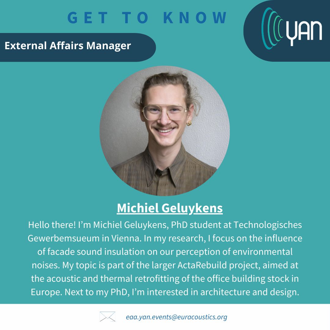 #GTK the new board: Michiel Geluykens . #YAN #Acoustics #board #Europe