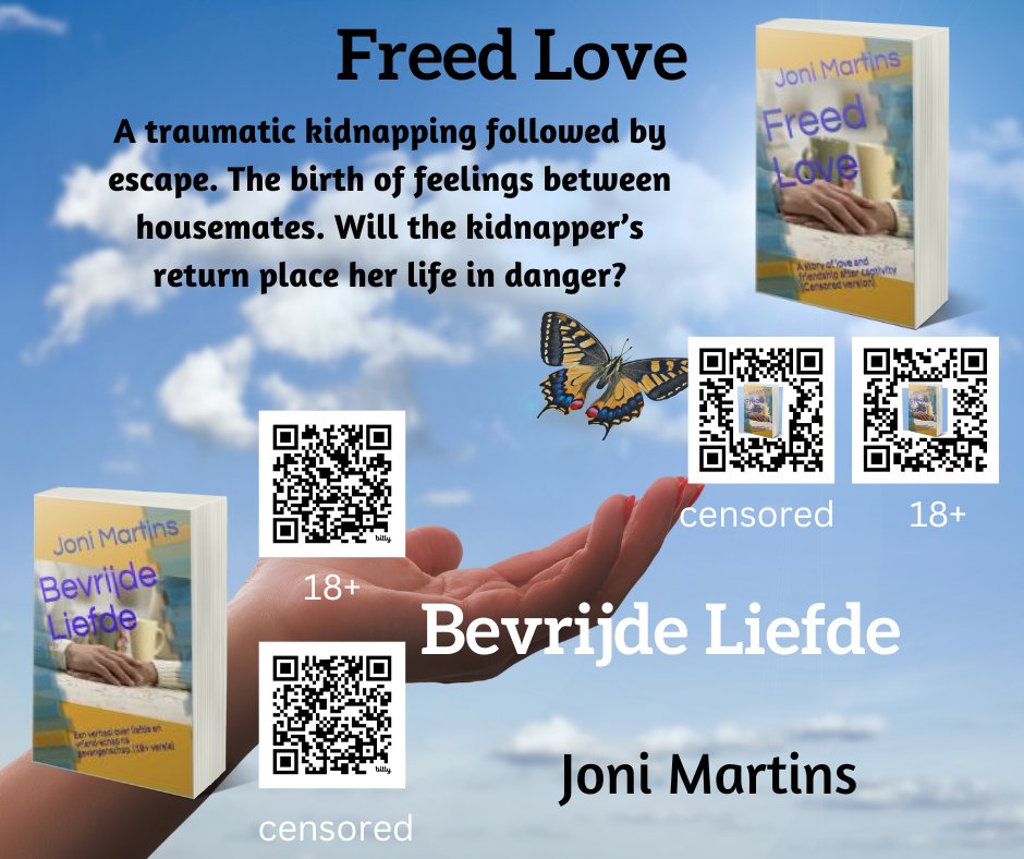 Freedom, unexpected love, and the kidnapper returns.
Freed Love by @JoniMartins3
⭐️⭐️⭐️⭐️⭐️
books2read.com/u/mYo6rM (18+)
books2read.com/u/brG1YA
#IARTG #Romance #CoPromos
🇳🇱 Bevrijde Liefde by @JoniMartins3
books2read.com/b/meA26l(18+)
books2read.com/b/bazp9L