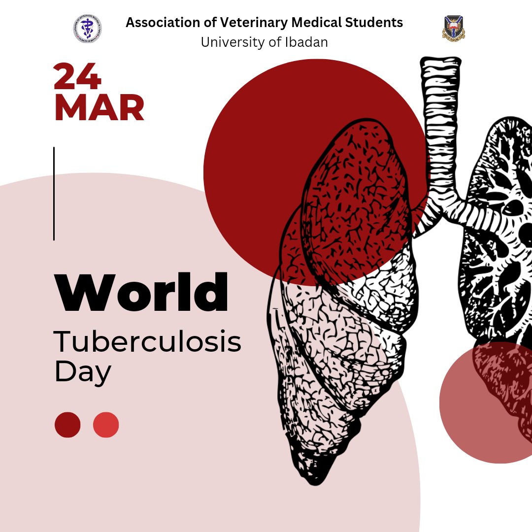 Today, On World Tuberculosis Day, AVMS U.I, stands united with millions worldwide to spotlight the importance of the One Health approach in tackling Tuberculosis. Let's unite in prevention, detection & treatment for a healthier future across all species. #WorldTuberculosisDay