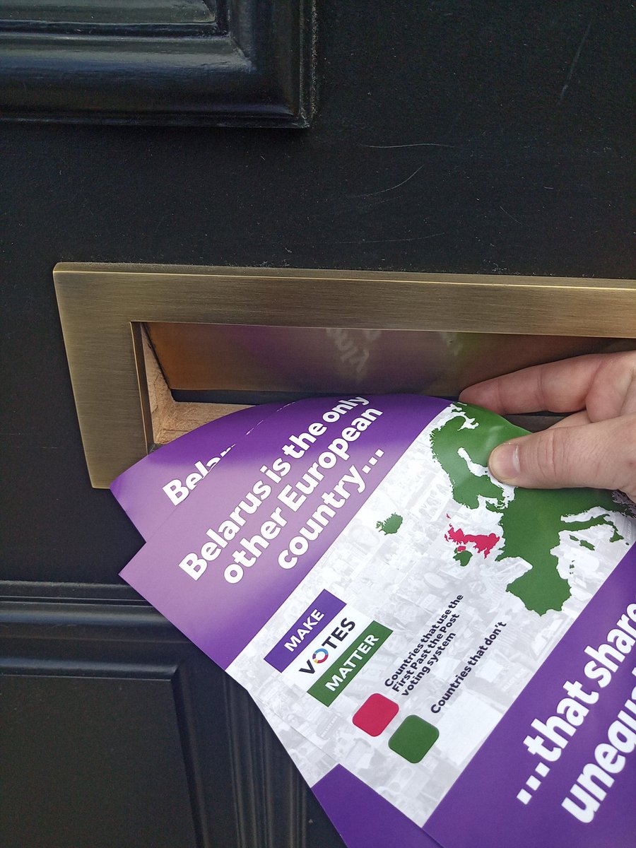 Our #PRDelivers leafleting campaign continues! We are delivering 8,000 leaflets in Golders Green to get the message out about the importance of Proportional Representation and #equalvotes ahead of the general election, whenever it might be!