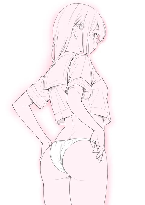 白 