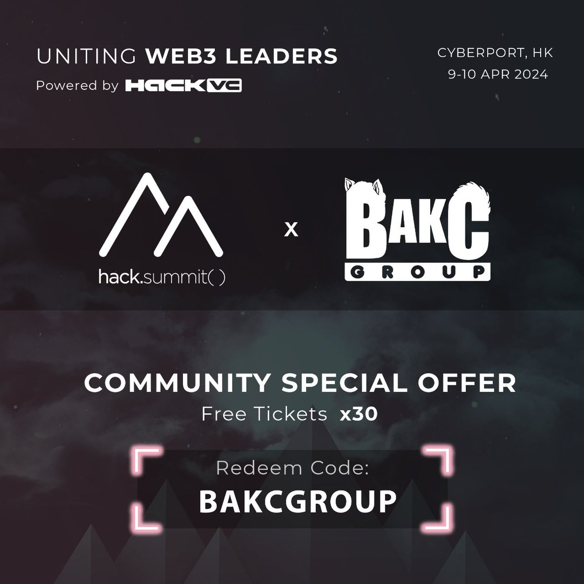 Hack summit x BAKC group