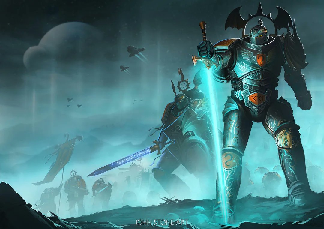 The Primarch and his Champion by <a href="/John_Stone_Art/">John Stone</a>