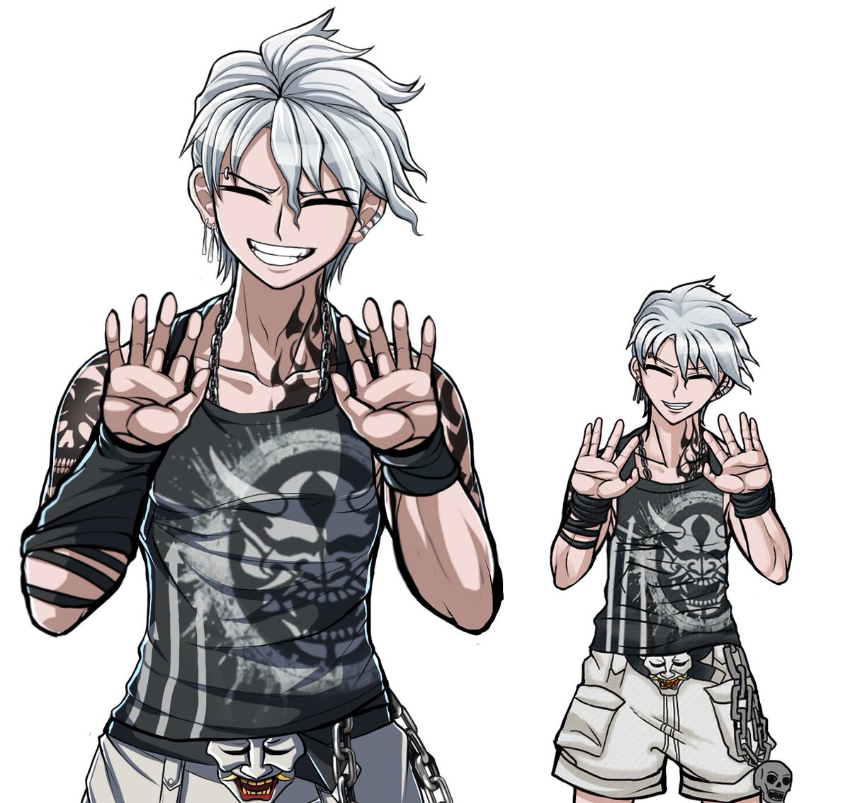 gitarooMain's tweet photo. Daisukes set, also done. Whos next... #fanganronpa #bravedanganronpa https://t.co/SmyffaQA0H