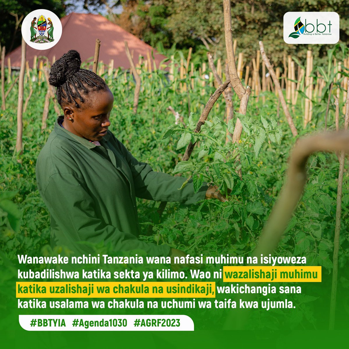 Wanawake na Kilimo. #Agenda1030