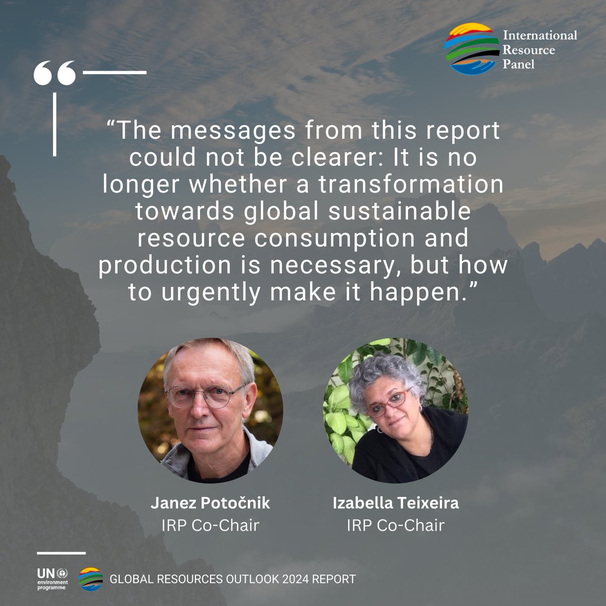 The messages from the #GRO24 could not be clearer: it is no longer whether a transformation towards global sustainable resource consumption and production is necessary, but how to urgently make it happen. @izabella0910 @JanezPotocnik22