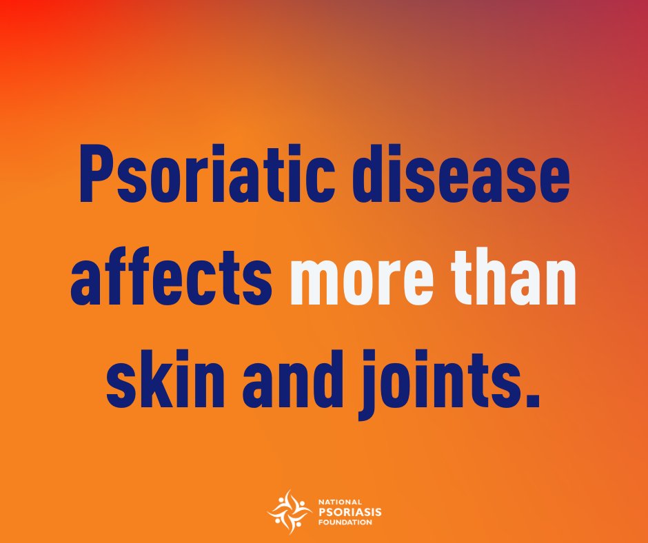 🗣️Psoriasis is more than skin deep🗣️ Head to our website to learn more ways to find all the resources you need to care for your #psoriasis and your #mentalhealth. psoriasis.org/life-with-psor…