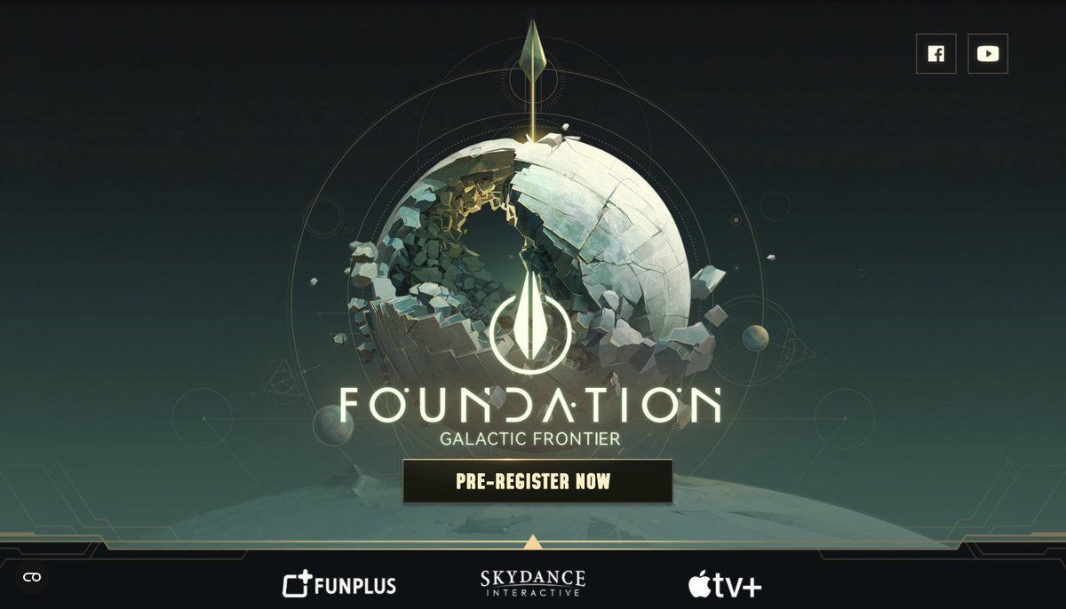 AppleTVActu's tweet photo. 🚨Flash !
Un jeu vidéo dans l'univers de Foundation va voir le jour prochainement ! 🤩

Il s'agira d'un RPG, avec des personnages différents et autre une histoire qui sera vue depuis plusieurs perspectives !
Le joueur incarnera un commerçant qui voyage à travers l’espace et va recruter un équipage pour explorer l’univers et résoudre différentes quêtes ! 🚀

Le jeu est développé par @FunPlusGames, en relation avec Apple TV+ et @SkydanceInt !
La beta fermée devrait voir le jour durant l'année et vous pouvez laisser votre mail pour être tenu au courant de l'évolution ici : https://t.co/Xb7XrTxcbN 

Pour rappel, les saisons 1 et 2 de la série Foundation d'Apple TV+ sont dispo via les app Apple TV et myCanal, tandis que la 3e est en tournage ! 🔜
Bon (futur) visionnage ! 👀🍿
#AppleTVPlusFR