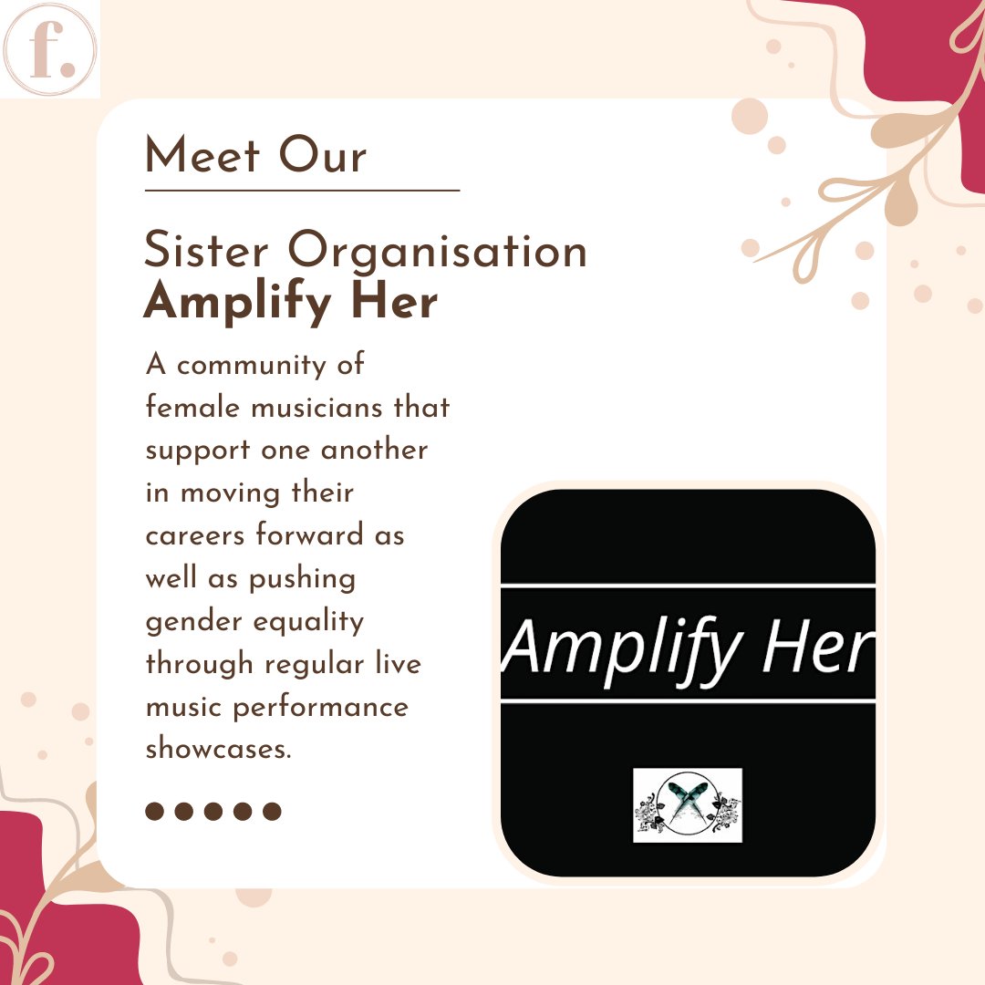 Empowered women empower women. Our sister organisation Amplify Her, are a tribe of inspiring and talented female music professionals, breaking barriers by supporting each other to advance their careers. Together, we rise. #AmplifyHer #GirlPower'