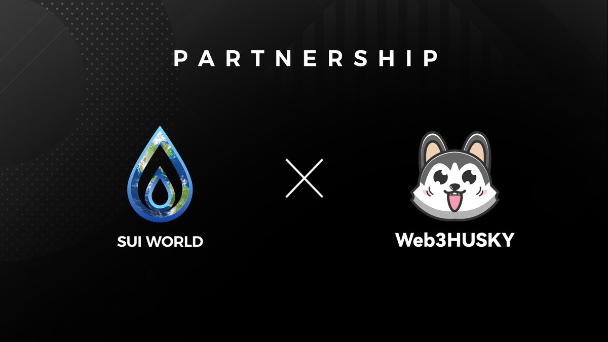 We are thrilled to announce partnership with @Web3husky! The hub connecting top web3 players with passionate community members! The partnership will help SuiWorld furtherly expand its influence and reach to Chinese-speaking users. RT & Follow@Web3husky $10 giveaway to 10