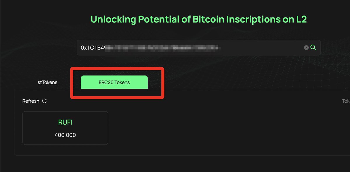 lilyanna_btc's tweet photo. 当前进度0.1%，真的不用急，一两天打不完。

打了以后查询余额有两种方式
1. 在https://t.co/jTx3aFsm0f 这里输入你的地址，点击搜索，在ERC20 Tokens分类下能看到余额

2. 在钱包里添加RUFI代币，可以直接看到余额。
RUFI合约：0x9bd60d6FC99843207B8149f9190438C1F81BDdcD https://t.co/4UYKswdlcP