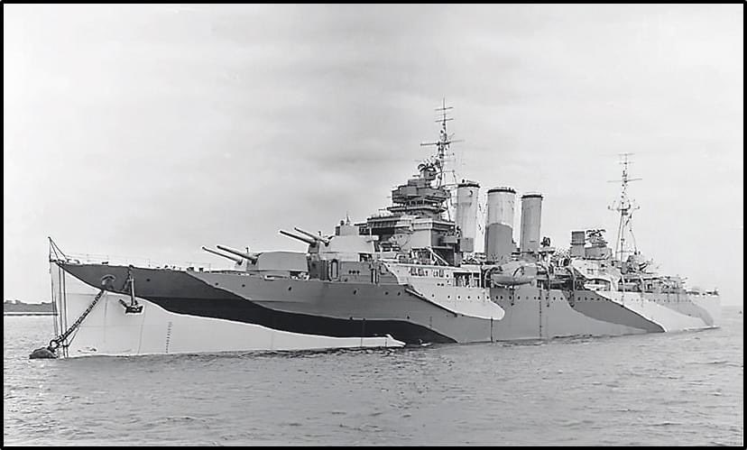HMS Shropshire
County (London sub) Class Heavy Cruiser

Built by Hawthorn Leslie, and completed in 1929. She returned to Britain for a refit in early 1940, before proceeding to the Indian Ocean, where she was employed on convoy cover duties between Capetown, Durban, Mombasa and…