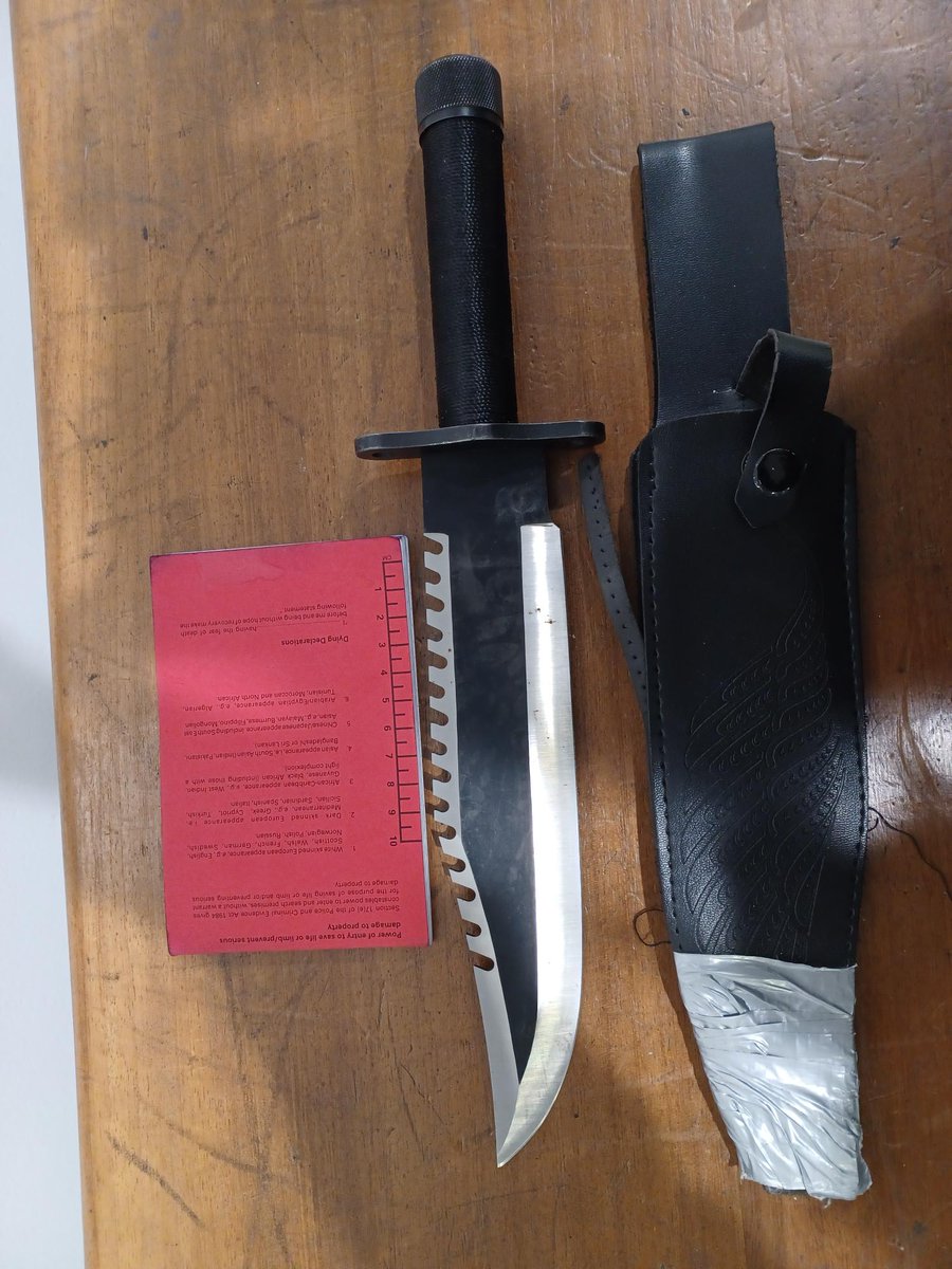 Hayes SNT officers were made aware of an incident in Trident House. CCTV footage allowed officers to identify the suspect and make an arrest where the knife was located and seized. Suspect charged and remanded awaiting court. Another knife taken off the streets by Hayes SNT.