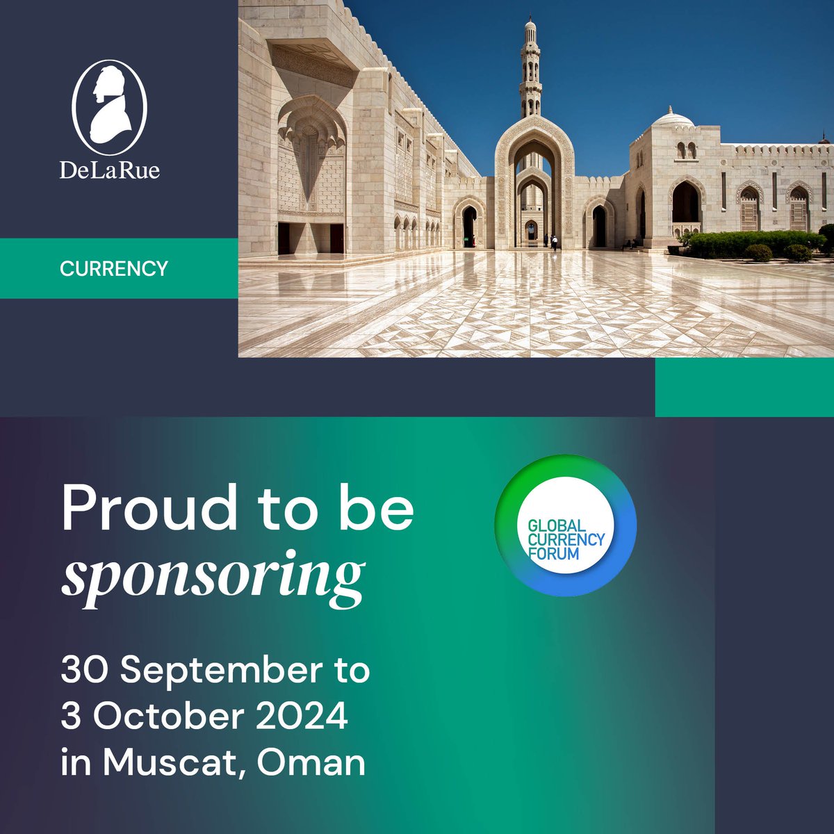 Following the success of the first edition of The GLOBAL CURRENCY FORUM, a second edition is planned for 30 September – 3 October 2024 at the Shangri-La Hotel, Muscat, Oman. Join us there to be part of the discussion: hubs.ly/Q02qw5CC0 #MoreThanCurrency #CashConnects