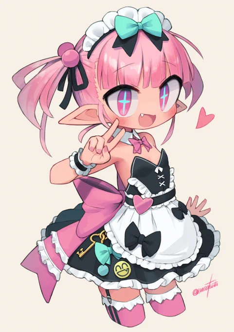 ピンクのメイドさんだよ 