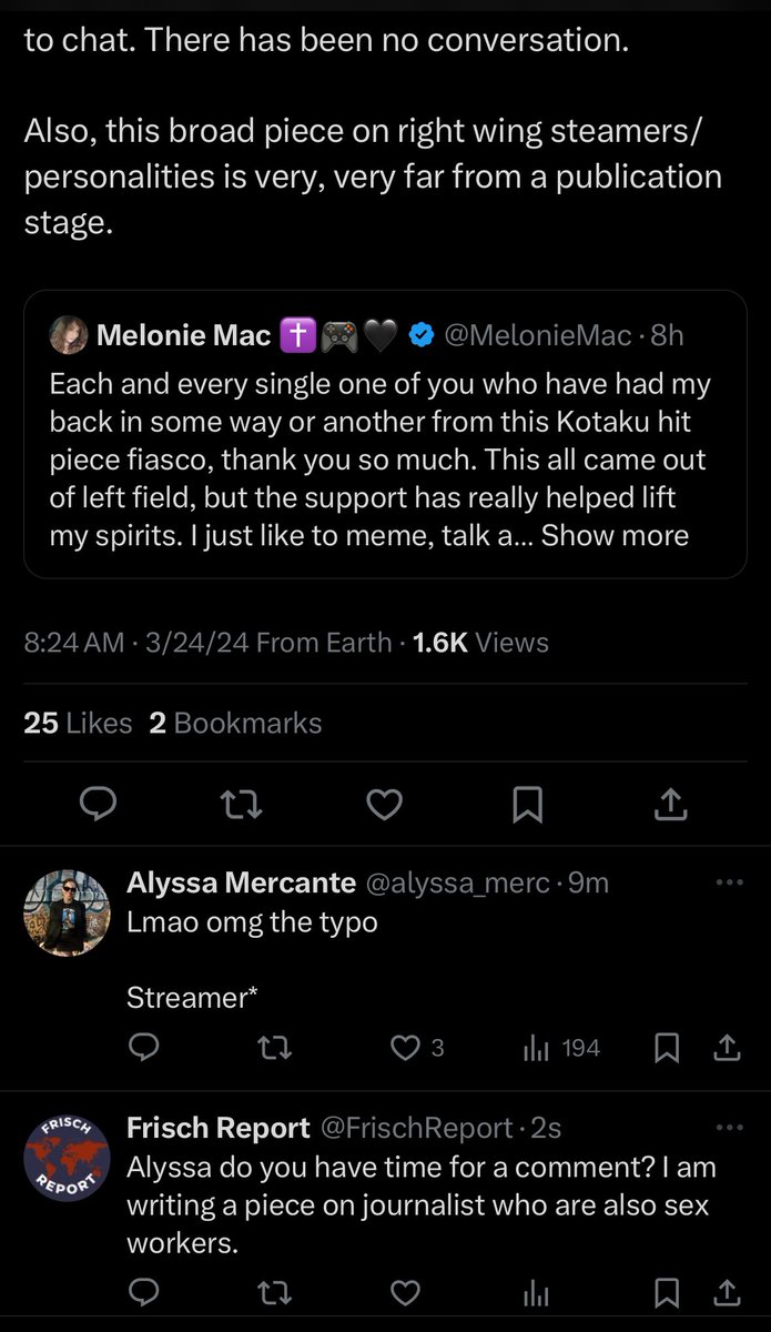 Frisch Report tweet media