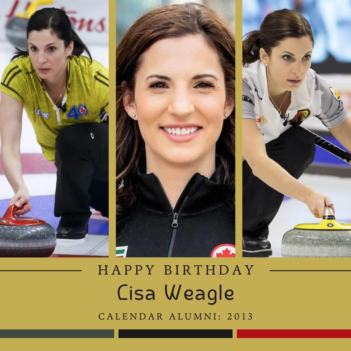 Happy birthday to world champion, Olympian and #CurlingCares calendar alumni Lisa Weagle! @lweagle19 #LisaCares