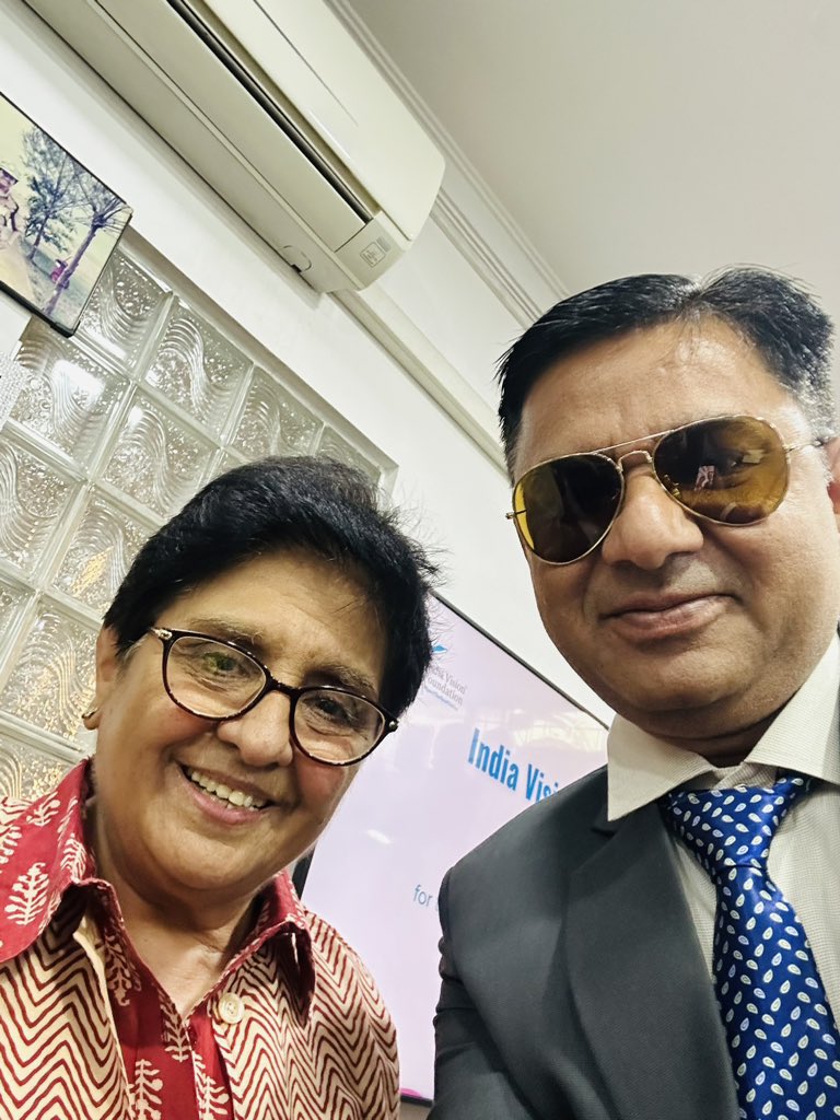 #1584 Dated 21.03.2024 New Delhi With the legend Kiran Bedi ma’am