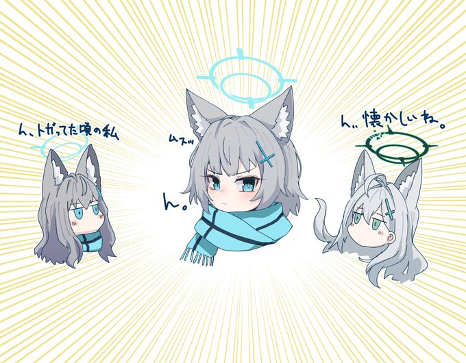 過去のシロコを振り返る今のシロコとクロコ(シロコ) 
