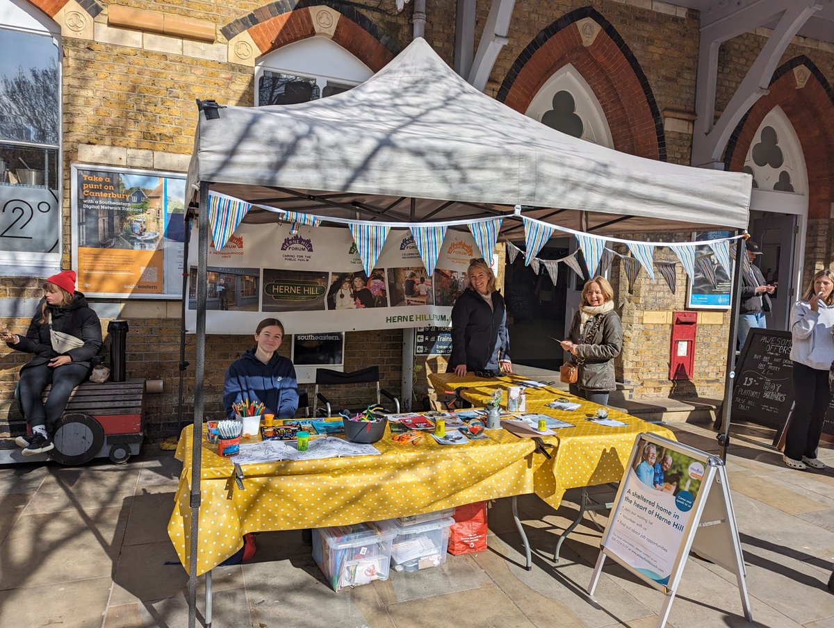 hernehillforum's tweet photo. We're at @hernehillmarket today with @AbbeyDulwich. Come and say hello #hernehill https://t.co/3coJuMLFxR