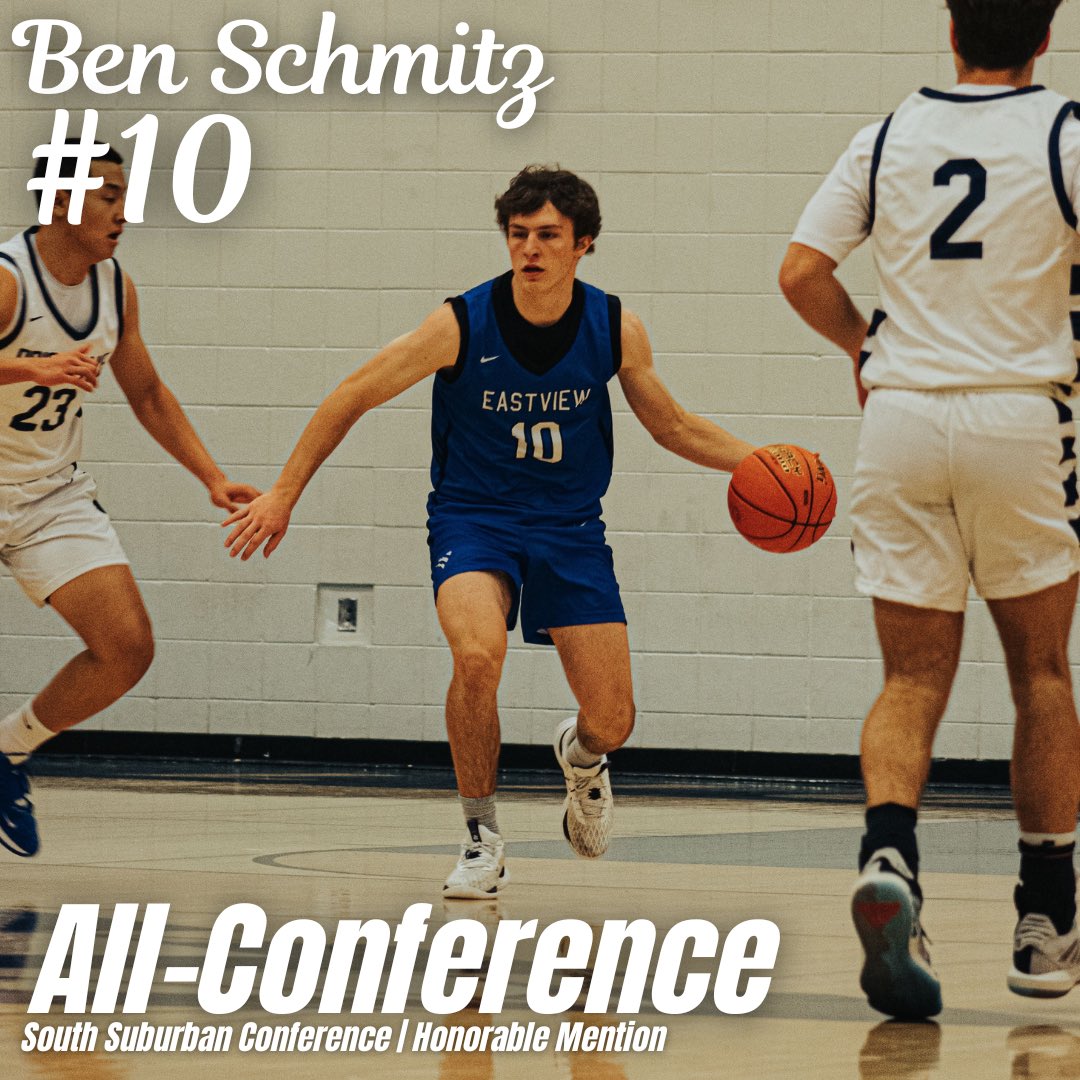 Congrats to junior Ben Schmitz for being named SSC All-Conference Honorable Mention!