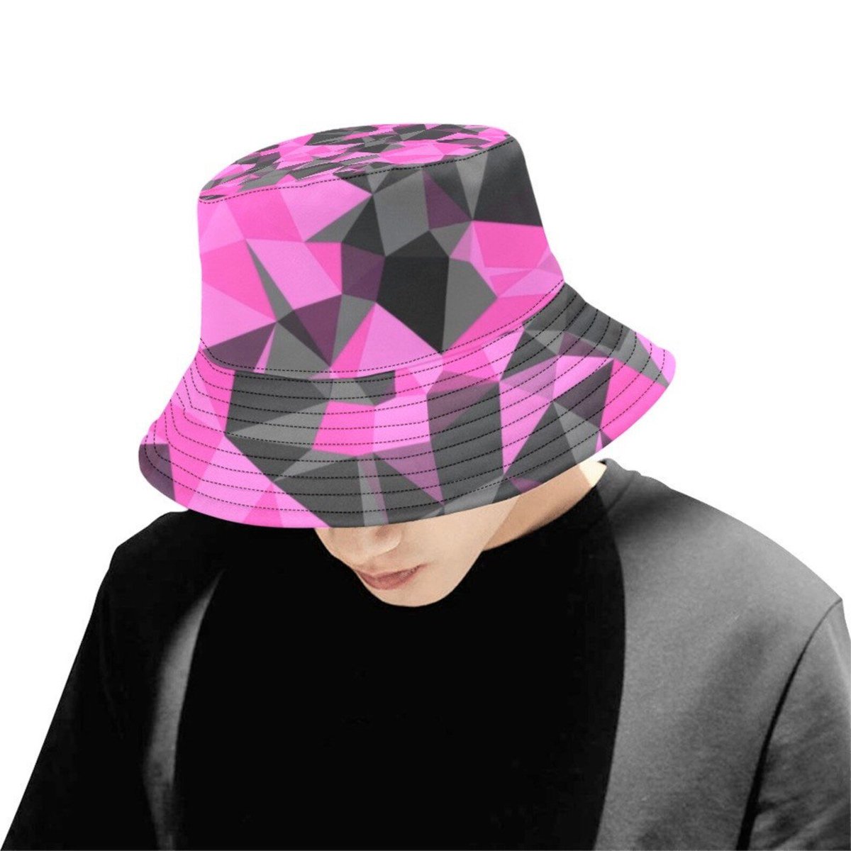 BigTexFunk's tweet photo. The 'Pink and Black Geo Print Bucket Hat' is #OnSale now in our @Etsy shop!
➡️https://t.co/LbmoUxKf80
#BigTexFunkadelic #EtsySeller #Accessories #hats #abstractsunday #festival #Rave #edm #spring https://t.co/FsVphvP48M